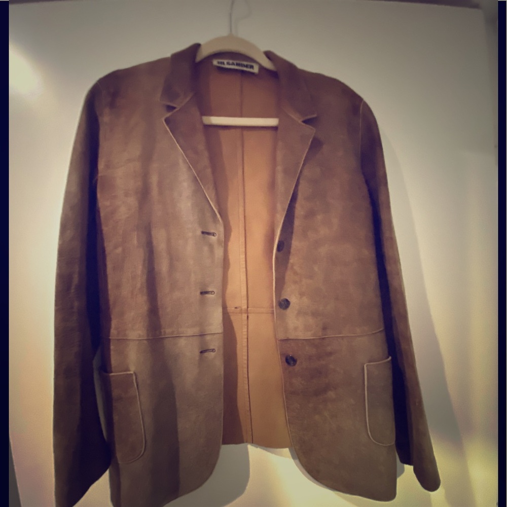 Jill Sander Leather Blazer